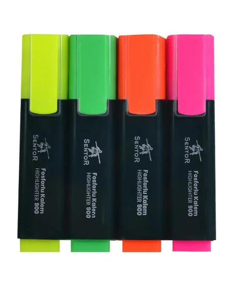 Sentor Fosforlu Kalem 4 lü Highlighter 900 - Resim 2
