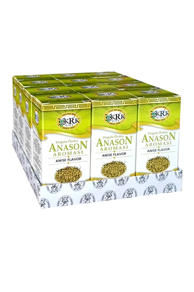 Anason Aroması Gıda 20 ml 12 Adet Anoson Aroma Cam Şişede 12 Adet ürün görseli 1