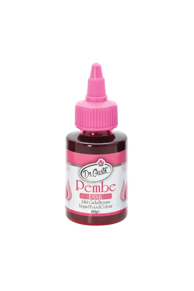 Dr Gusto Sıvı Gıda Boyası Pembe 60 Gram ürün görseli 1