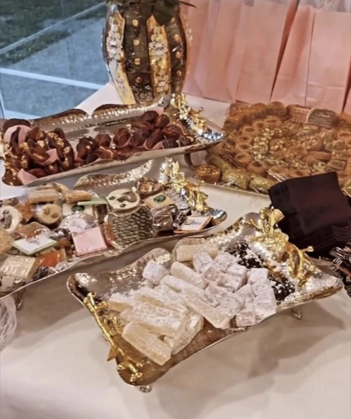 DMT Gaziantep Bakır Çekiç Dövme Sunumluk Tepsi En:19cm Boy:32cm yük:6,5cm ağırlık:0,640gr ürün görseli 1