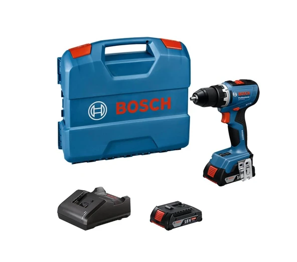 Bosch Gsr 18v-65 2x2.0 Ah Delme Vidalama Makinası ürün görseli 1