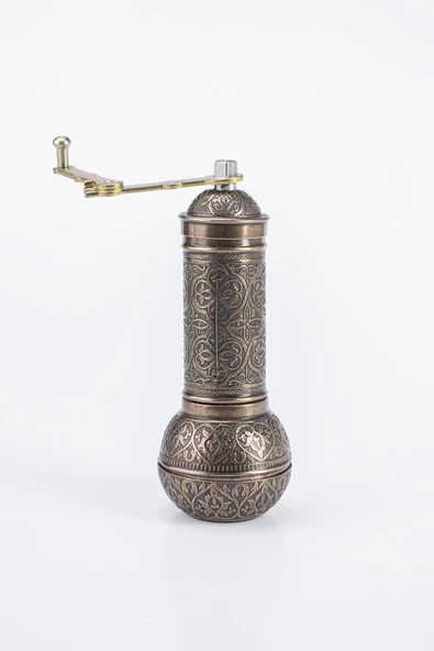 Gaziantep Otantik Kahve Değirmeni Baharat  Değirmeni yük:18cm eni:6,0cm  Ağırlık:450gr ürün görseli 1
