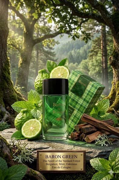 Baron Green Edk100 ml Erkek Parfüm ürün görseli 1