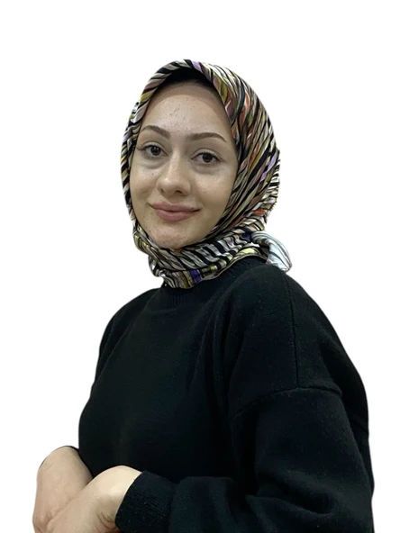 AKER İPEK KREP SATEN EŞARP 8986701 - Resim 3
