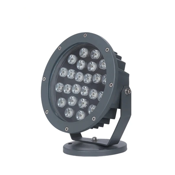 BAHÇE LED ARMATÜR paslanmaz dekoratif dış mekan Aydınlatma lamba spot gösteri Soğuk Beyaz A-1306 24W 220V IP68 ürün görseli 1