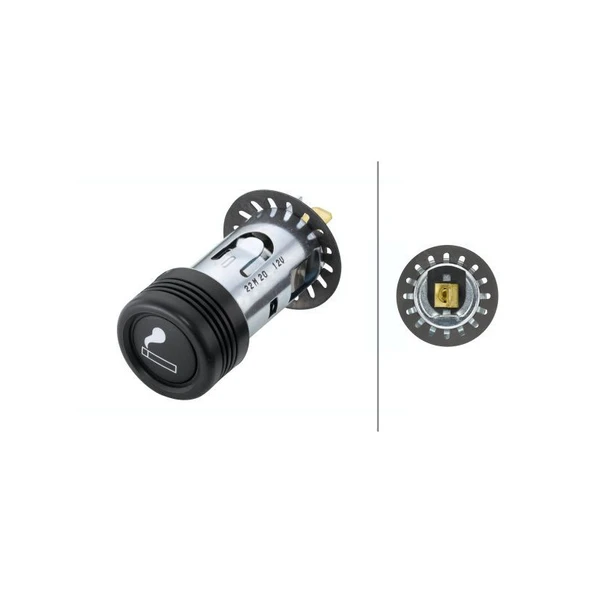 Hella Araç Çakmagi Krom 12V 10A 8EZ008022-001 ürün görseli 1
