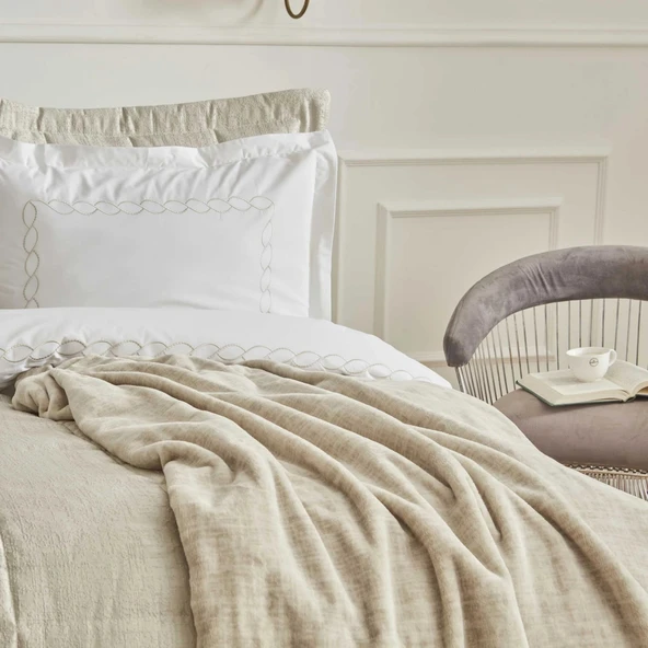 Karaca Home Bride Coll Daphne 10 Parça Çeyiz Seti Ekru - Resim 4