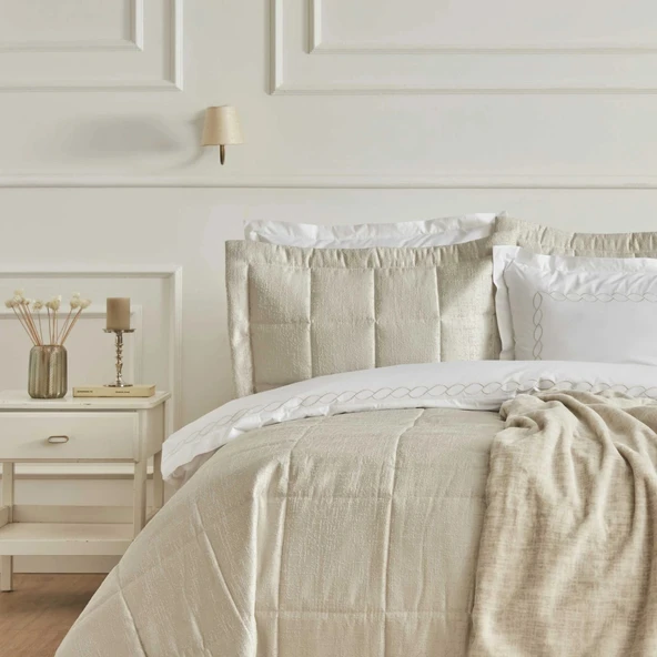 Karaca Home Bride Coll Daphne 10 Parça Çeyiz Seti Ekru - Resim 3