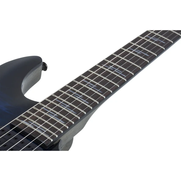 Schecter Omen Elite-6 FR Elektro Gitar (See-thru Blue) - Resim 7