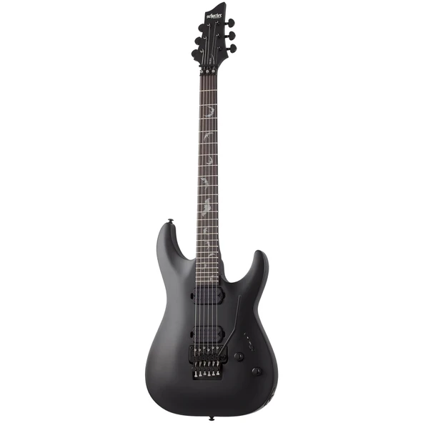 Schecter Damien-6 FR Elektro Gitar (Mat Siyah) - Resim 2