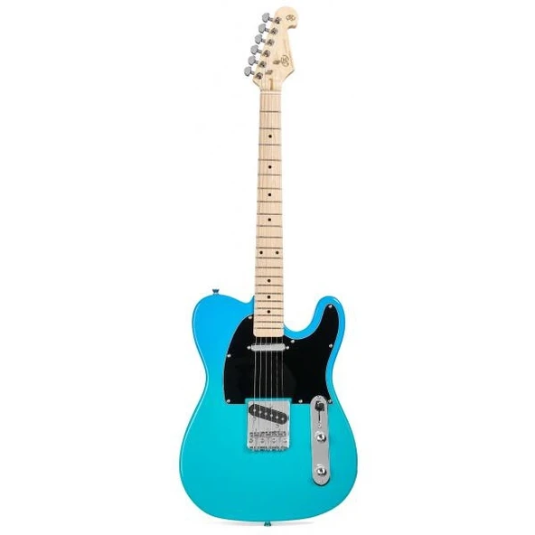SX SEM2 Elektro Gitar (Blue Glow) - Resim 2