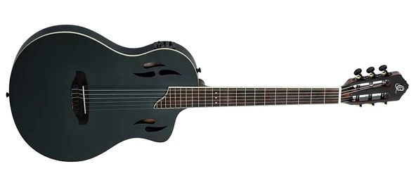 Ortega TourPlayer RTPSTD-SBK Elektro Klasik Gitar (Siyah) ürün görseli 1
