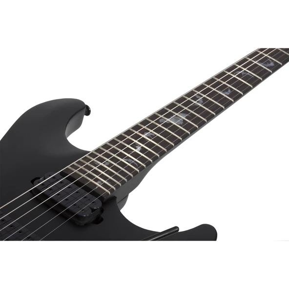 Schecter Damien-6 FR Elektro Gitar (Mat Siyah) - Resim 6