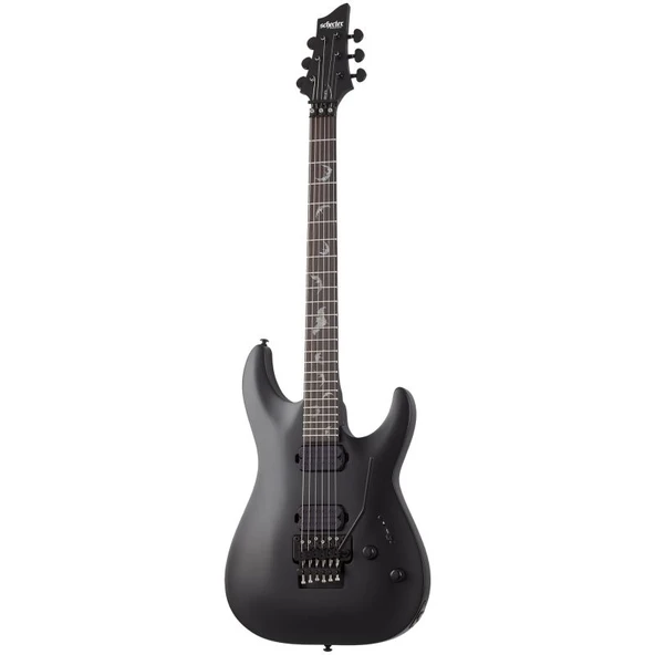 Schecter Damien-6 FR Elektro Gitar (Mat Siyah) ürün görseli 1