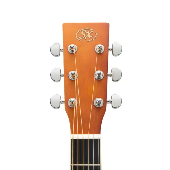 SX SD104CE Elektro Akustik Gitar (Natural) - Resim 7