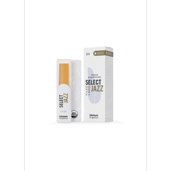 D\'Addario Woodwinds Organic Select Jazz Tenor Saksafon Kamışı No:2 Hard ürün görseli 1