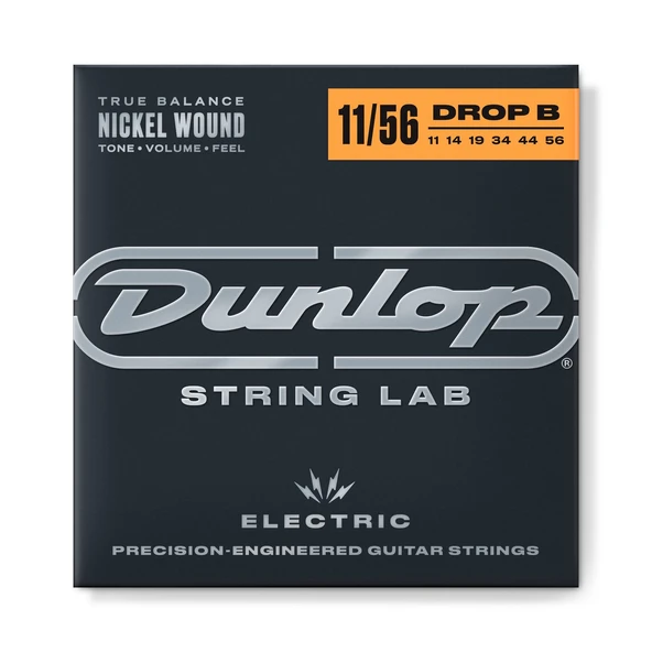 Jim Dunlop DEN1156DB EG-NKL Drop B Elektro Gitar Teli (11/56) ürün görseli 1