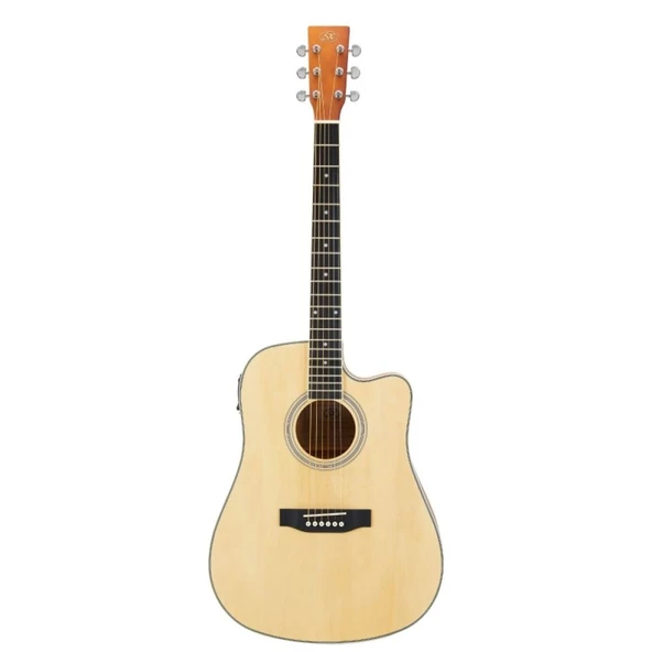 SX SD104CE Elektro Akustik Gitar (Natural) ürün görseli 1