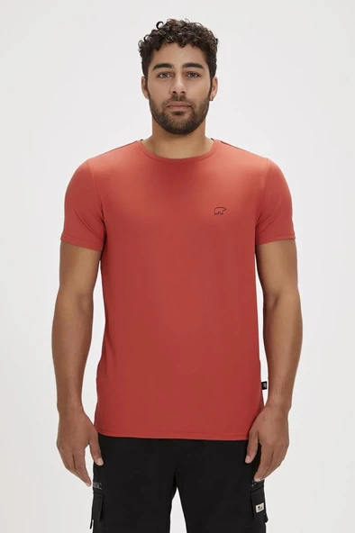 Bad Bear FRANK T-SHIRT GINGER Erkek Tişört Turuncu S-XXL ürün görseli 1