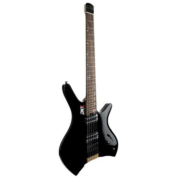 DMX Guitars EBR0100 BK Headless Elektro Gitar - Resim 2