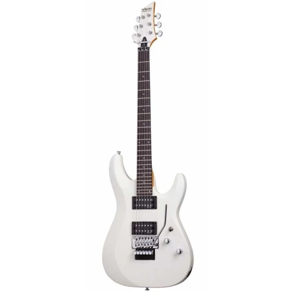 Schecter C-6 FR Deluxe Elektro Gitar (Satin White) ürün görseli 1