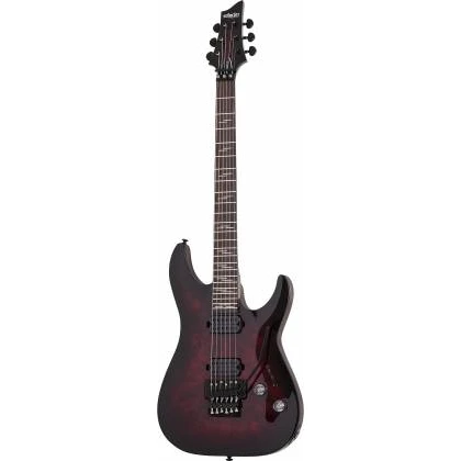 Schecter Omen Elite-6 FR Elektro Gitar (Black Cherry Burst) - Resim 2