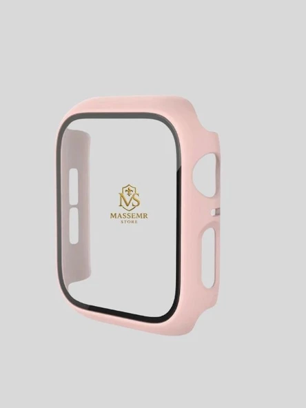 40mm Apple Watch Uyumlu Temperli Camlı Kasa Kılıf ve Ekran Koruyucu Tek Parça ürün görseli 1
