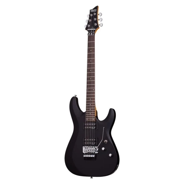 Schecter C-6 FR Deluxe Elektro Gitar (Mat Siyah) ürün görseli 1