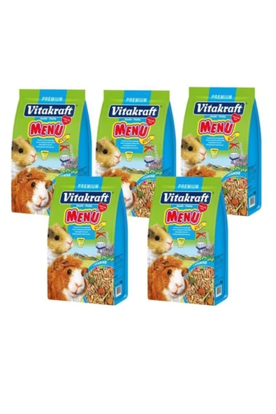 Vitakraft Premium Ginepig Yemi 1 Kg x 5 Adet ürün görseli 1