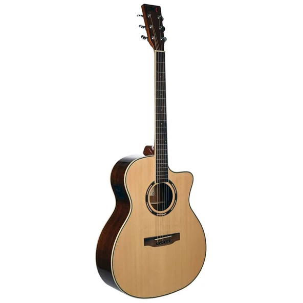 DMX Guitars GN200 NAT Elektro Akustik Gitar ürün görseli 1