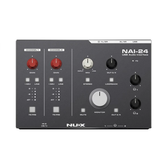 Nux NAI-24 Ses Kartı ürün görseli 1