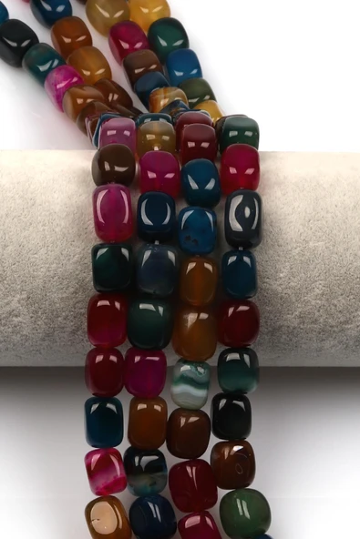 Akik Doğaltaş Dizi 9 x 12 mm Özel Kesim ürün görseli 1