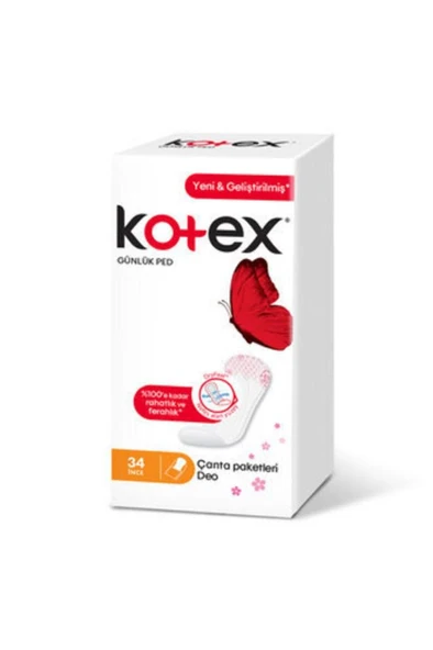 Kotex İnce Günlük Parfümlü Ped 34 ürün görseli 1