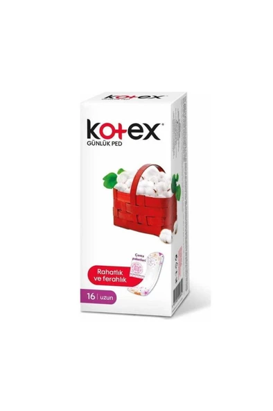 Kotex Anyday Günlük Ped Uzun 16'lı ürün görseli 1
