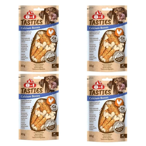 8in1 Tasties Bones Tavuk Sargılı Köpek Ödülü 85 Gr X 4 Adet ürün görseli 1