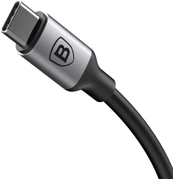 OUTLET Baseus Type-C HDMI Dönüştürücü Siyah - Resim 5