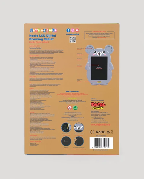 Sevimli Koala Dijital Çizim Tableti 8,5 inç - Resim 8