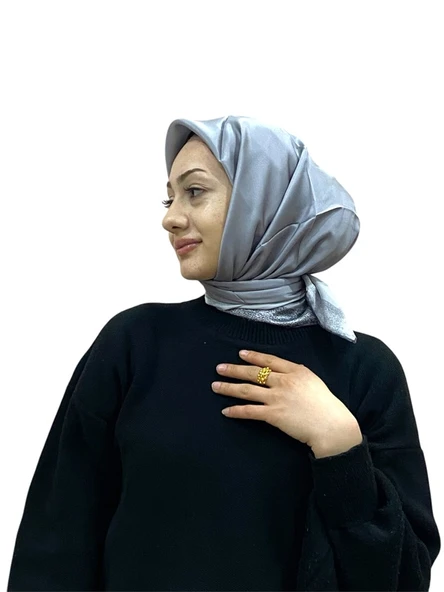 AKER İPEK KREP SATEN EŞARP 8959701 - Resim 12