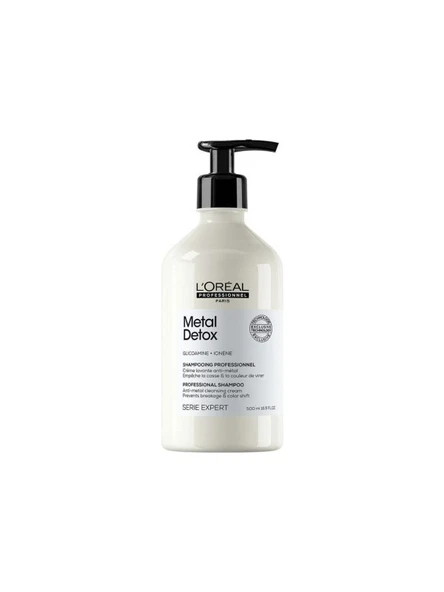 Loreal Serie Expert Metal Detox Renkli ve Açıcı ile Işlem Görmüş Saçlar Için Metal Karşıtı Arındırıcı Şampuan 500 ml ürün görseli 1