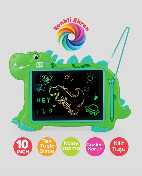 Sevimli Dinozor Dijital Çizim Tableti 10 inç ürün görseli 1