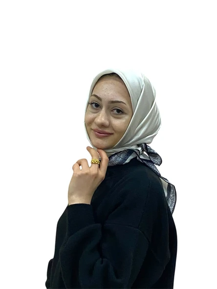 AKER İPEK KREP SATEN EŞARP 8959701 - Resim 8