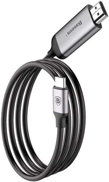 OUTLET Baseus Type-C HDMI Dönüştürücü Siyah ürün görseli 1