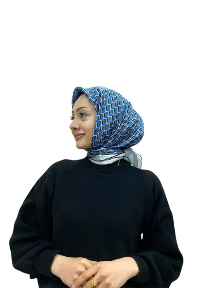 AKER İPEK KREP SATEN EŞARP 8976701 - Resim 6