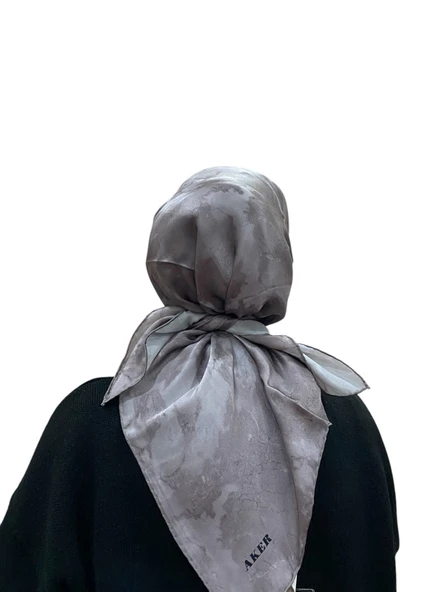 AKER İPEK KREP SATEN EŞARP 8974701 - Resim 12