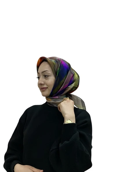 AKER İPEK KREP SATEN EŞARP 9043701 - Resim 10