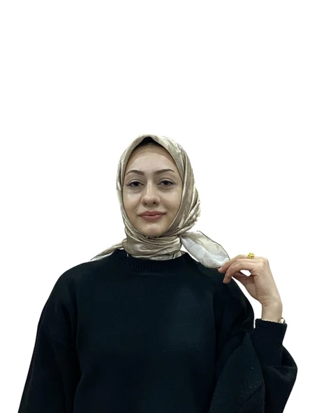 AKER İPEK KREP SATEN EŞARP 8974701 - Resim 9