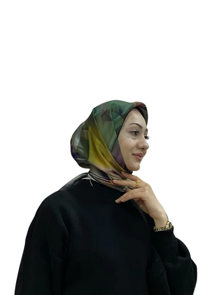 AKER İPEK KREP SATEN EŞARP 9043701 - Resim 8