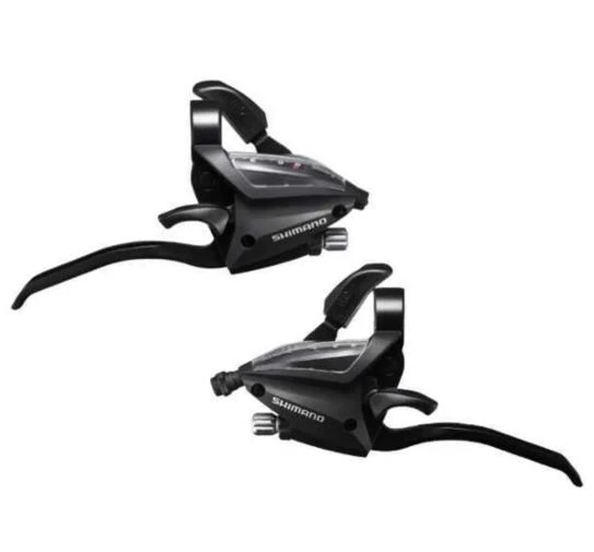 shimano St-ef500-2a 3x8 Vites Ön Arka Vites Fren Kolu Siyah ürün görseli 1
