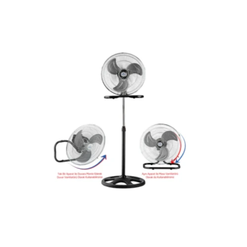 Rubenis Rbs-20 Plus Pro 130 Watt Sanayi Tipi Vantilatör ürün görseli 1