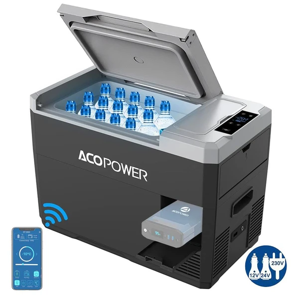Acopower V28 12/24/220Volt 28Litre Kompresörlü Outdoor Oto Buzdolabı (Akü Dahil Değildir) ürün görseli 1